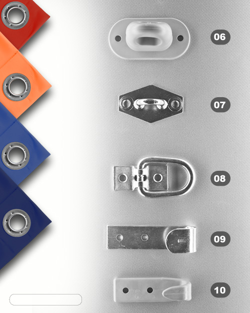 Zubehör, Ersatzteile für Planen