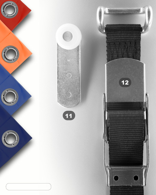 Zubehör, Ersatzteile für Planen